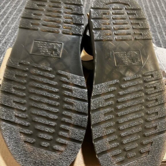 UNISEX-ADULT GRYPHON DR MARTIN SANDAL SIZE: MEN 5 WOMEN 6 BLACK NIB - Picture 5 of 5